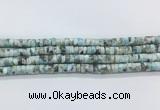 LRBS18 15 inches 4*7mm heishi larimar gemstone beads wholesale