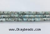 LRBS19 15 inches 4*8mm heishi larimar gemstone beads wholesale