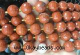 LSBS08 15 inches 16mm faceted round red jasper beads wholesale