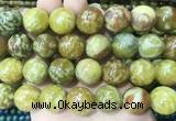 LSBS100 15 inches 16mm round dragon blood jade gemstone beads wholesale