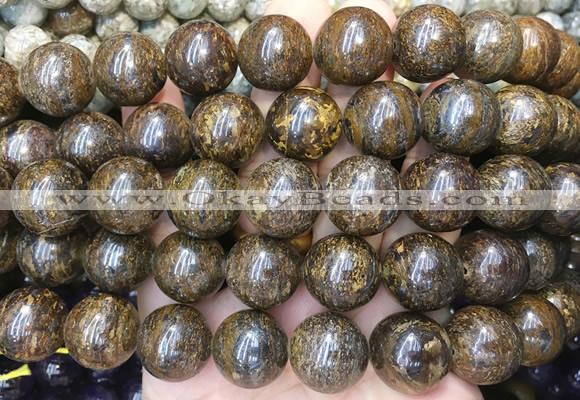 LSBS103 15 inches 16mm round bronzite gemstone beads wholesale