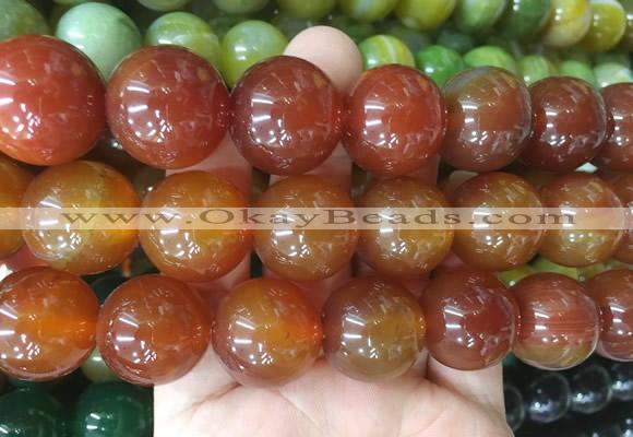 LSBS120 15 inches 20mm round agate gemstone beads wholesale