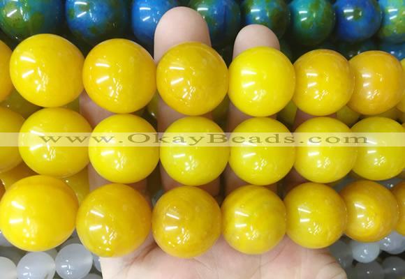 LSBS121 15 inches 20mm round agate gemstone beads wholesale