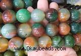 LSBS124 15 inches 20mm round agate gemstone beads wholesale