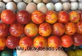 LSBS131 15 inches 20mm round agate gemstone beads wholesale
