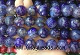 LSBS148 15 inches 18mm faceted round agate gemstone beads wholesale