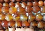 LSBS153 15 inches 20mm faceted round agate gemstone beads wholesale