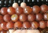 LSBS154 15 inches 20mm faceted round agate gemstone beads wholesale