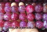 LSBS155 15 inches 20mm faceted round agate gemstone beads wholesale