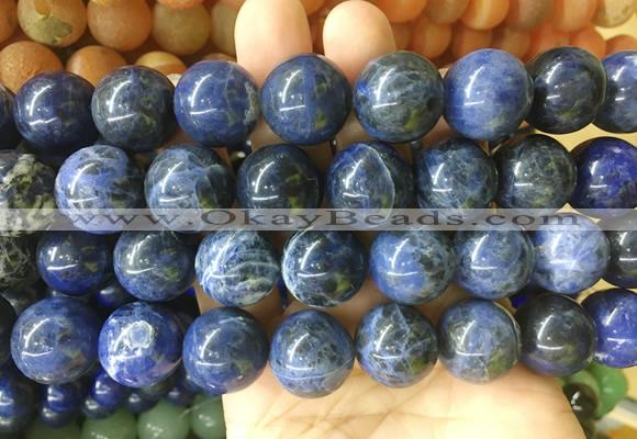 LSBS173 15 inches 18mm round sodalite gemstone beads wholesale