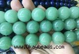LSBS178 15 inches 20mm round green aventurine gemstone beads wholesale