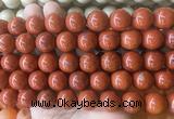 LSBS193 15 inches 16mm round red jasper gemstone beads wholesale