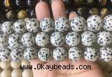 LSBS204 15 inches 16mm round dalmatian gemstone beads wholesale