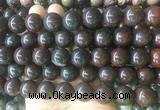 LSBS208 15 inches 16mm round brecciated jasper gemstone beads wholesale