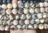 LSBS210 15 inches 16mm round australian zebra jasper gemstone beads wholesale