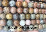 LSBS227 15 inches 16mm round ocean jasper gemstone beads wholesale