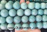 LSBS228 15 inches 20mm round amazonite gemstone beads wholesale
