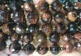 LSBS24 15 inches 16mm faceted round red tiger eye beads wholesale