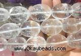 LSBS250 7.5 inches 22*30mm - 25*35mm nuggets white crystal gemstone beads wholesale LSBS250 7.5 inches 22*30mm - 25*35mm nuggets white crystal gemstone beads wholesale