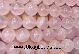 LSBS28 15 inches 18mm round rose quartz gemstone beads wholesale