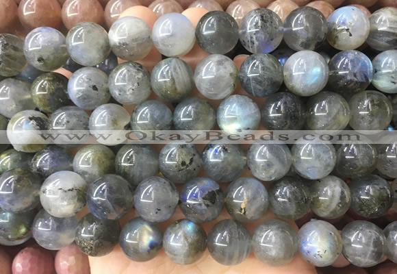 LSBS308 15 inches 15mm round labradorite gemstone beads wholesale