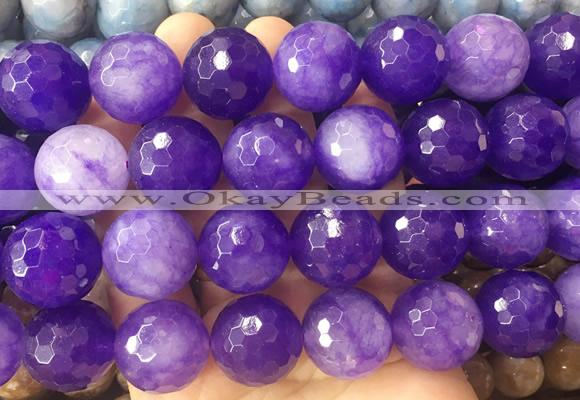 LSBS323 15 inches 20mm faceted round candy jade gemstone beads wholesale