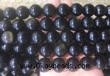 LSBS33 15 inches 16mm round golden obsidian gemstone beads wholesale