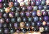 LSBS400 15 inches 14mm round imitation sugilite gemstone beads wholesale LSBS400 15 inches 14mm round imitation sugilite gemstone beads wholesale