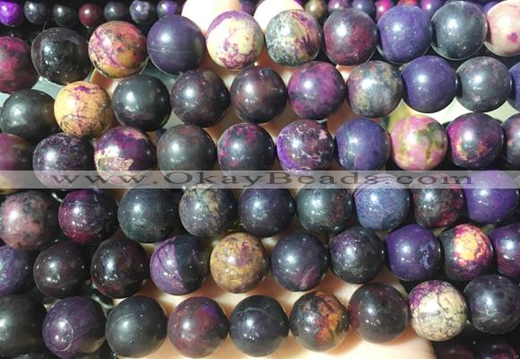 LSBS400 15 inches 14mm round imitation sugilite gemstone beads wholesale