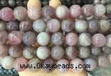 LSBS405 15 inches 16mm round madagascar rose quartz gemstone beads wholesale
