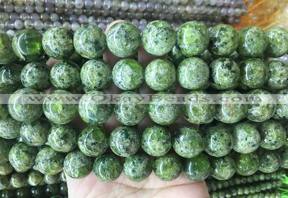 LSBS406 15 inches 16mm round peridot gemstone beads wholesale