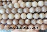 LSBS41 15 inches 16mm round moonstone gemstone beads wholesale