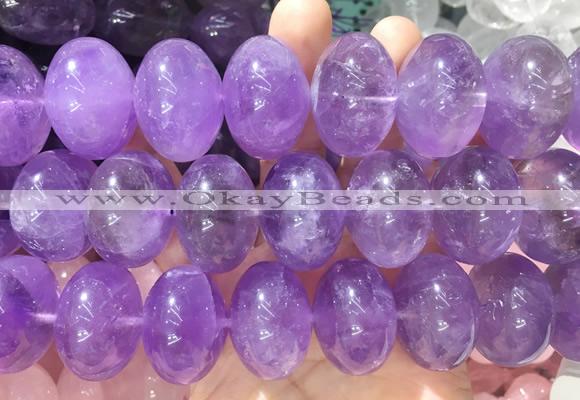 LSBS415 15 inches 20*28mm - 22*30mm rondelle lavender amethyst beads wholesale