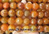 LSBS472 15 inches 20mm faceted round agate gemstone beads wholesale