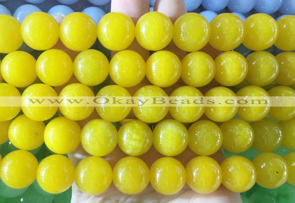 LSBS478 15 inches 16mm round candy jade gemstone beads wholesale