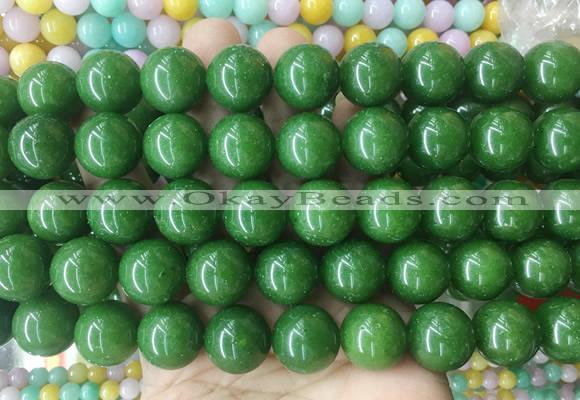 LSBS496 15 inches 16mm round candy jade gemstone beads wholesale
