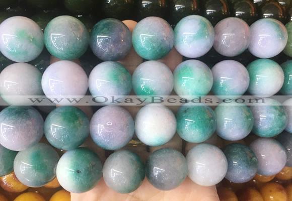 LSBS536 15 inches 20mm round malaysian jade gemstone beads wholesale