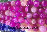 LSBS546 15 inches 16mm faceted round agate gemstone beads wholesale LSBS546 15 inches 16mm faceted round agate gemstone beads wholesale
