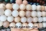 LSBS56 15 inches 16mm round pink aventurine gemstone beads wholesale