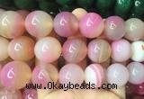 LSBS571 15 inches 20mm round agate gemstone beads wholesale LSBS571 15 inches 20mm round agate gemstone beads wholesale