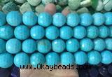 LSBS671 15 inches 18mm faceted round synthetic turquoise gemstone beads wholesale LSBS671 15 inches 18mm faceted round synthetic turquoise gemstone beads wholesale