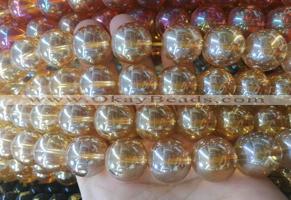 LSBS677 15 inches 18mm round synthetic crystal gemstone beads wholesale