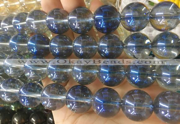 LSBS680 15 inches 18mm round synthetic crystal gemstone beads wholesale