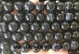 LSBS711 15 inches 16mm round banded black agate gemstone beads wholesale LSBS711 15 inches 16mm round banded black agate gemstone beads wholesale