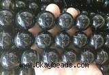 LSBS713 15 inches 20mm round banded black agate gemstone beads wholesale LSBS713 15 inches 20mm round banded black agate gemstone beads wholesale