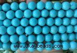 LSBS732 15 inches 14mm round howlite turquoise gemstone beads wholesale LSBS732 15 inches 14mm round howlite turquoise gemstone beads wholesale