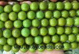 LSBS736 15 inches 14mm round howlite turquoise gemstone beads wholesale