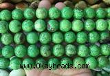 LSBS738 15 inches 14mm round howlite turquoise gemstone beads wholesale LSBS738 15 inches 14mm round howlite turquoise gemstone beads wholesale