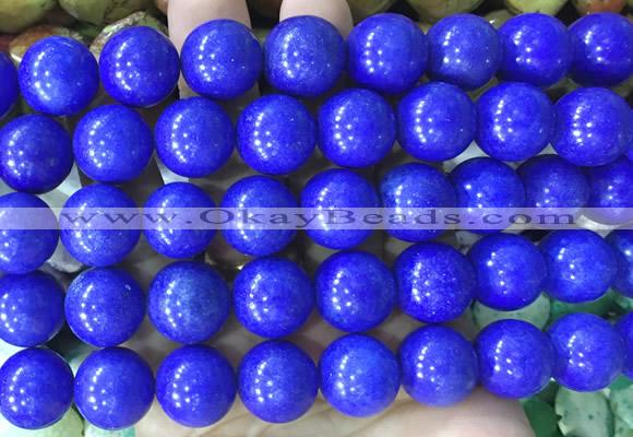 LSBS747 15 inches 16mm round howlite turquoise gemstone beads wholesale