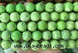 LSBS754 15 inches 16mm round howlite turquoise gemstone beads wholesale LSBS754 15 inches 16mm round howlite turquoise gemstone beads wholesale